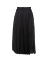 MONCLER MONCLER PLEATED MIDI SKIRT