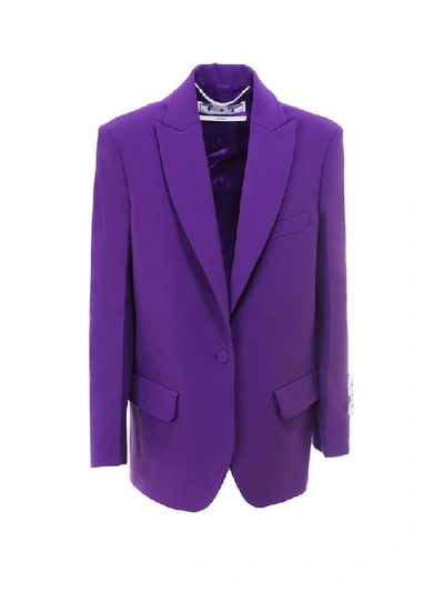 Off-white Jacket In Purple