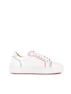 Christian Louboutin Women's Vieirissima Leather Sneakers In White