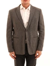 Tonello Single-breasted Blazer In Grey