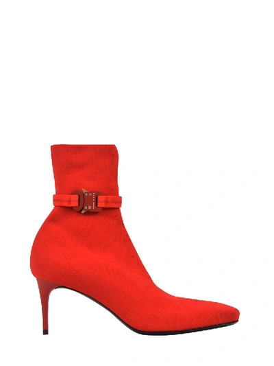 Alyx 6 Cm Knit Stretch Boots Red - Atterley
