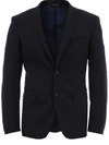 TONELLO BLUE WOOL JACKET,35123031