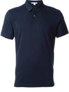 James Perse Supima Cotton-jersey Polo Shirt In Blue