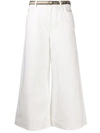 STELLA MCCARTNEY WHITE COTTON CULOTTE,36946803