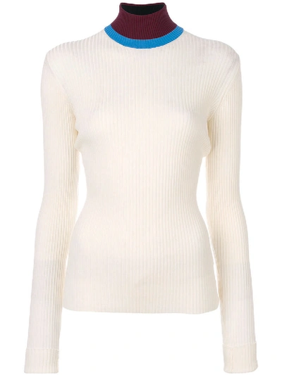 Calvin Klein 205w39nyc White Turtleneck