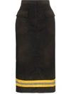 CALVIN KLEIN 205W39NYC SKIRT WITH REFLECTIVE BAND,37565810