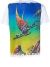 Valentino Garavani X Roger Dean 'dragon At Dawn' T-shirt In Printed