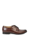 CHURCH'S LEATHER LACE-UP SHOES BROWN,38422546