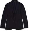 TONELLO BLUE WOOL JACKET,38608858