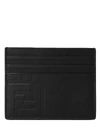 FENDI LOGO FF CARD HOLDER BLACK,38705875