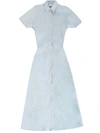 OFF-WHITE LONG MAXI SHIRT DRESS,6260447
