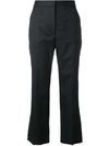 STELLA MCCARTNEY ALL-OVER LOGO BLACK trousers,7045185