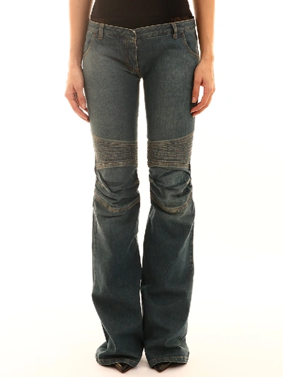 Balmain Bell-bottom Jeans In Blue