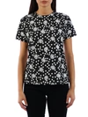 EMANUEL UNGARO T-SHIRT WITH FLOWERS,8443131