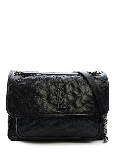 Saint Laurent Niki Medium Bag In Black