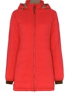 CANADA GOOSE LONG DOWN JACKET RED,2483054