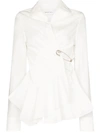 MARQUES' ALMEIDA SAFETY PIN ASYMMETRIC SHIRT