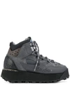 Acne Studios Trekking Platform Sneakers In Grey