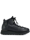 ACNE STUDIOS TREKKING LACE-UP BOOTS