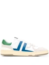 LANVIN CLAY LEATHER LOW-TOP SNEAKERS