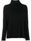 ALLUDE TURTLE NECK CASHMERE SWEATER