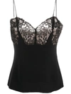 ALEXANDER MCQUEEN LACE PANEL CAMISOLE