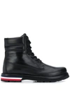 MONCLER LOGO LACE-UP BOOTS