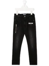 MOSCHINO DISTRESSED SKINNY JEANS