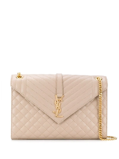 SAINT LAURENT ENVELOPE QUILTED SHOULDER BAG