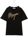 MSGM LOGO PRINT T-SHIRT