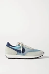NIKE DAYBREAK SP FAUX SUEDE AND RIPSTOP SNEAKERS