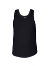 Years Of Ours Sporty Ribbed Tank Top In Black