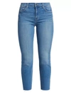 L AGENCE Sada High-Rise Crop Slim Straight Jeans