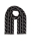 VALENTINO SCARF WITH ALLOVER LOGO,11443800