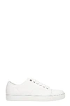 LANVIN DBB1 SNEAKERS IN WHITE LEATHER,11444022