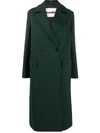 JIL SANDER DOUBLE-BREASTED TAILORED COAT