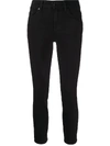 7 FOR ALL MANKIND ROXANNE CROPPED SLIM FIT JEANS
