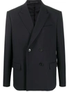 Valentino Sophisticated Wool Blend Jacket In Black