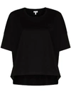 Loewe Oversized T-shirt With Anagram Embroidery In Black