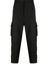 LES HOMMES HIGH-WAISTED CARGO TROUSERS