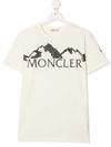 MONCLER TEEN LOGO-PRINT COTTON T-SHIRT