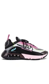 Nike Women's Air Max 2090 Casual Sneakers From Finish Line In Black & Pink