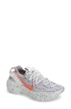 Nike Space Hippie 04 Space Waste Sneakers In Summit White/ Hyper Crimson