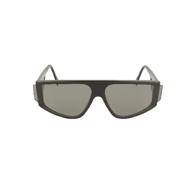 Andy Wolf Detweiler Acetate Mask Sunglasses In Grey