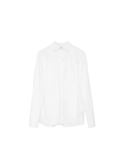 Mark Kenly Domino Tan Bertine Shirt In White