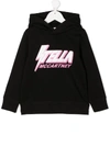 Stella Mccartney Logo Print Sweatshirt In Black In Black