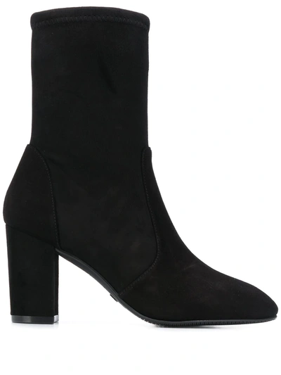 Stuart Weitzman Yuliana 80mm Mid-calf Boots In Black