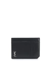 SAINT LAURENT MONOGRAM PLAQUE CARDHOLDER