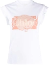 CHLOÉ LOGO-PRINT SLIM-FIT T-SHIRT