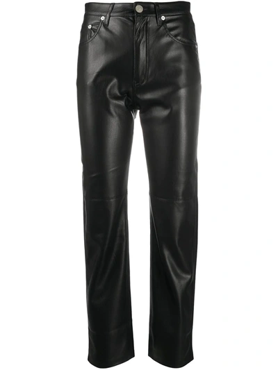 NANUSHKA FAUX-LEATHER TROUSERS